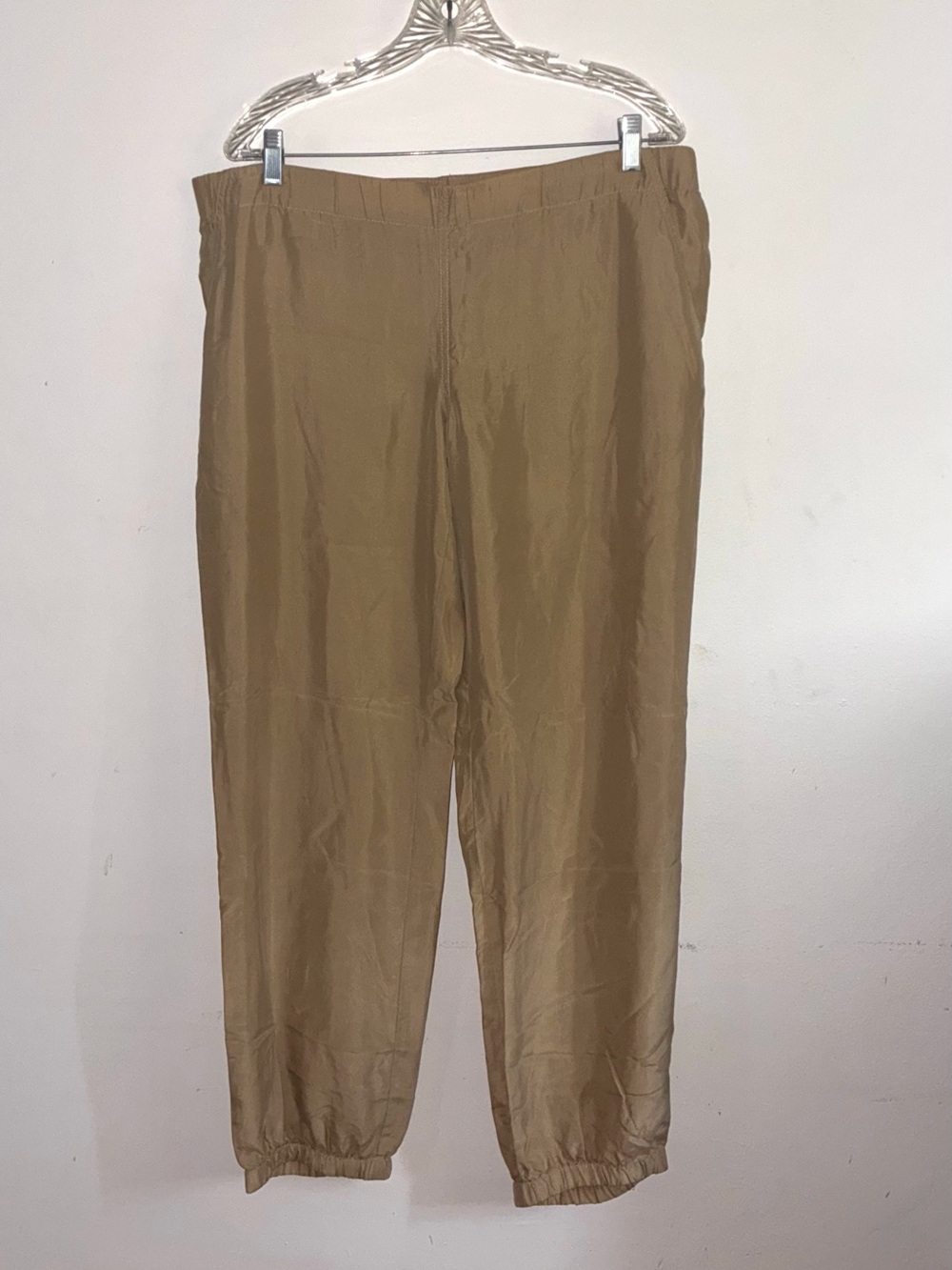 Michael Kors Women's 100% Silk Jogger Pants Size 12